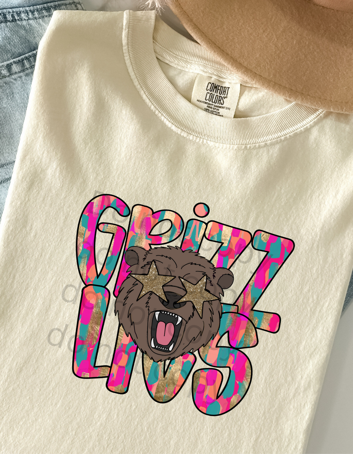 Grizzlies Mascot DTF Transfer