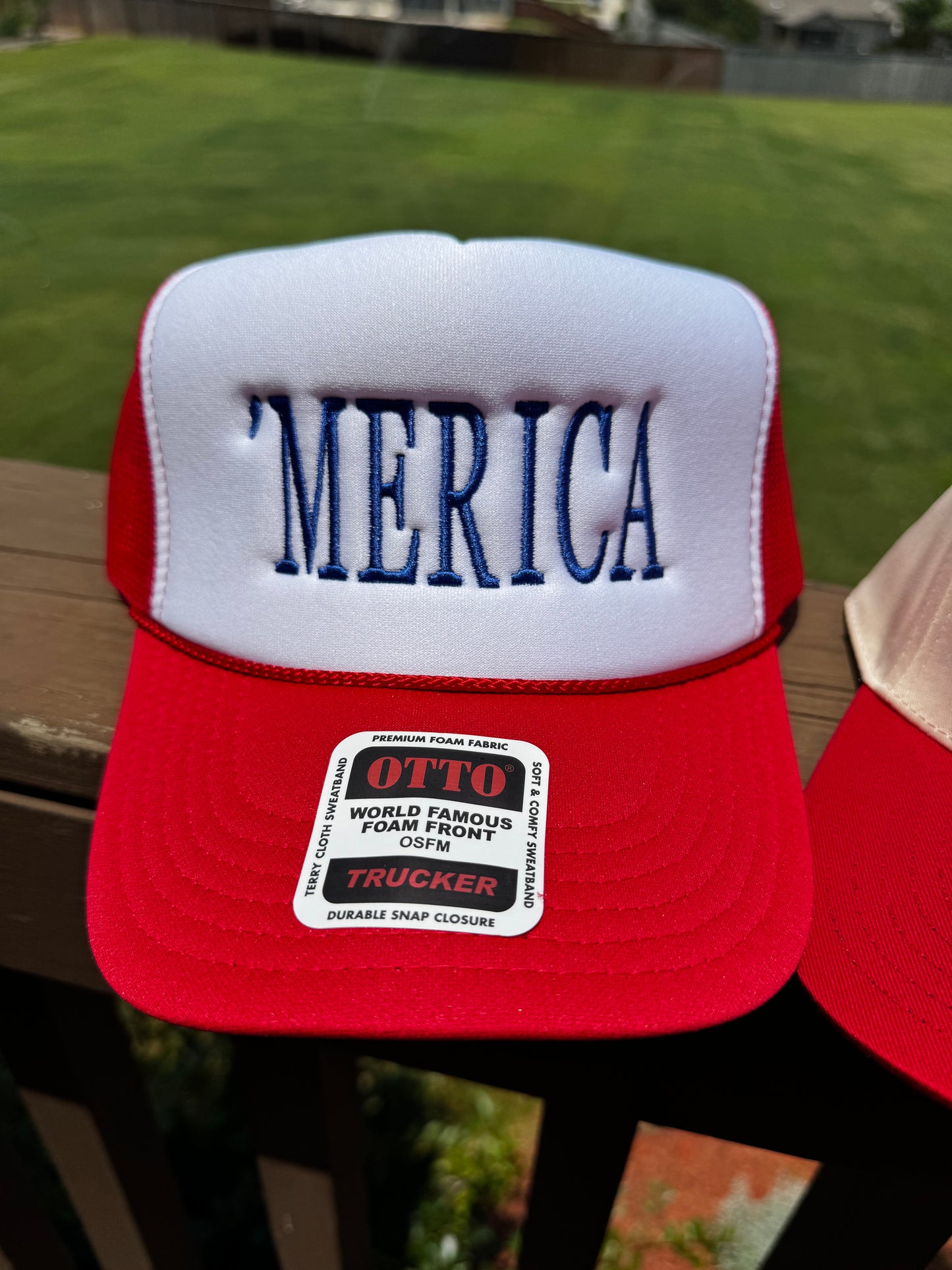 ‘MERICA Embroidered Trucker Hat RETAIL