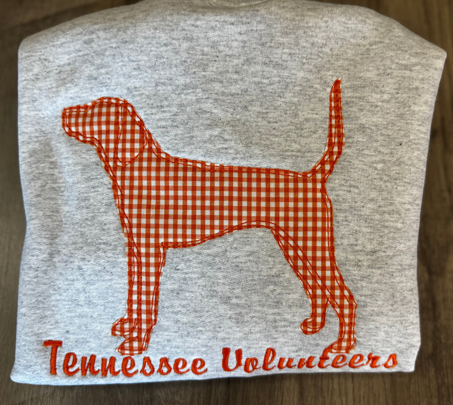 Tennessee Volunteers ASH Applique Embroidered Sweatshirt