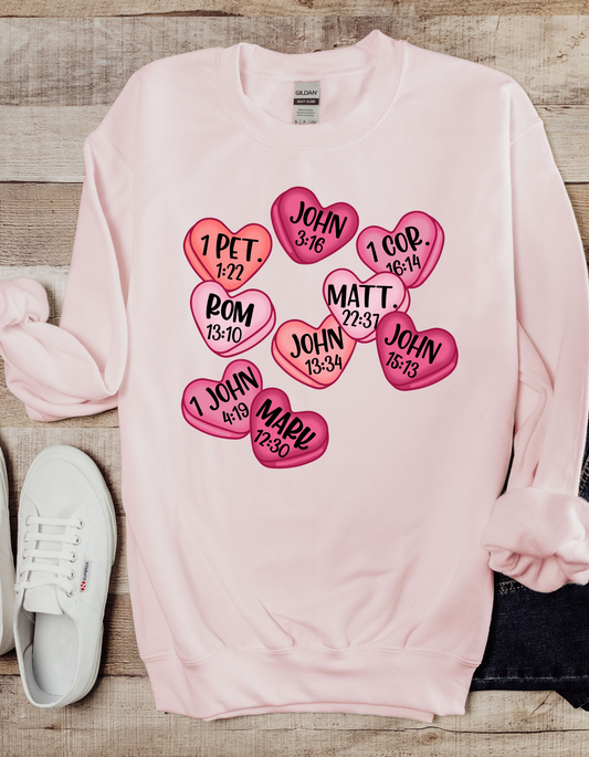 Bible Verse Valentine's Day DTF and Sublimation Transfer