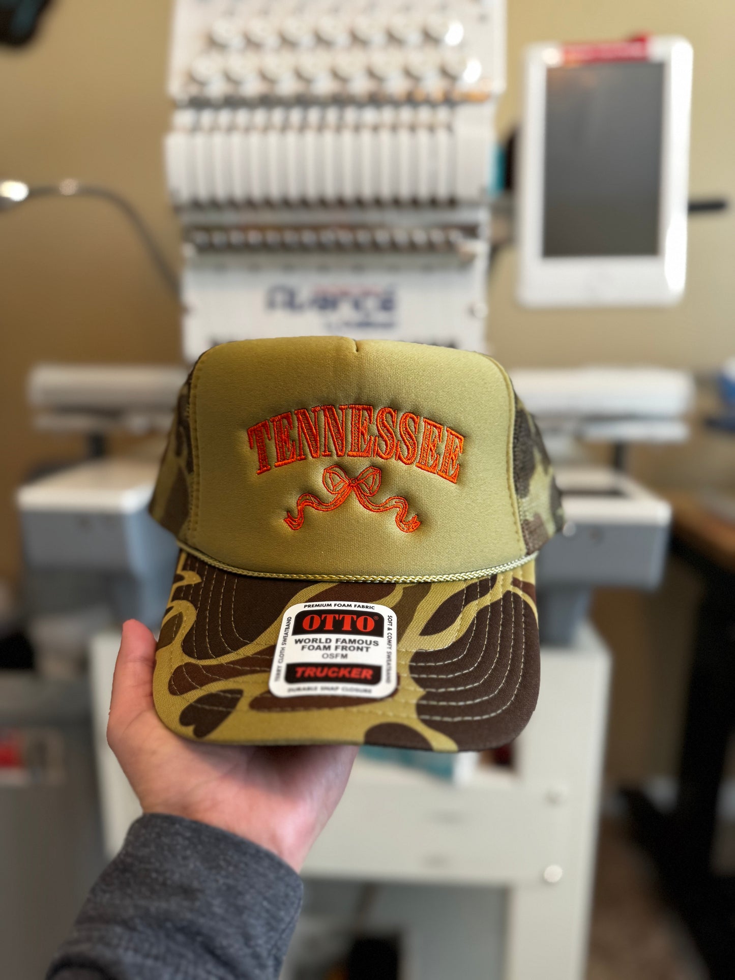 Tennessee Embroidered Trucker Hat WHOLESALE