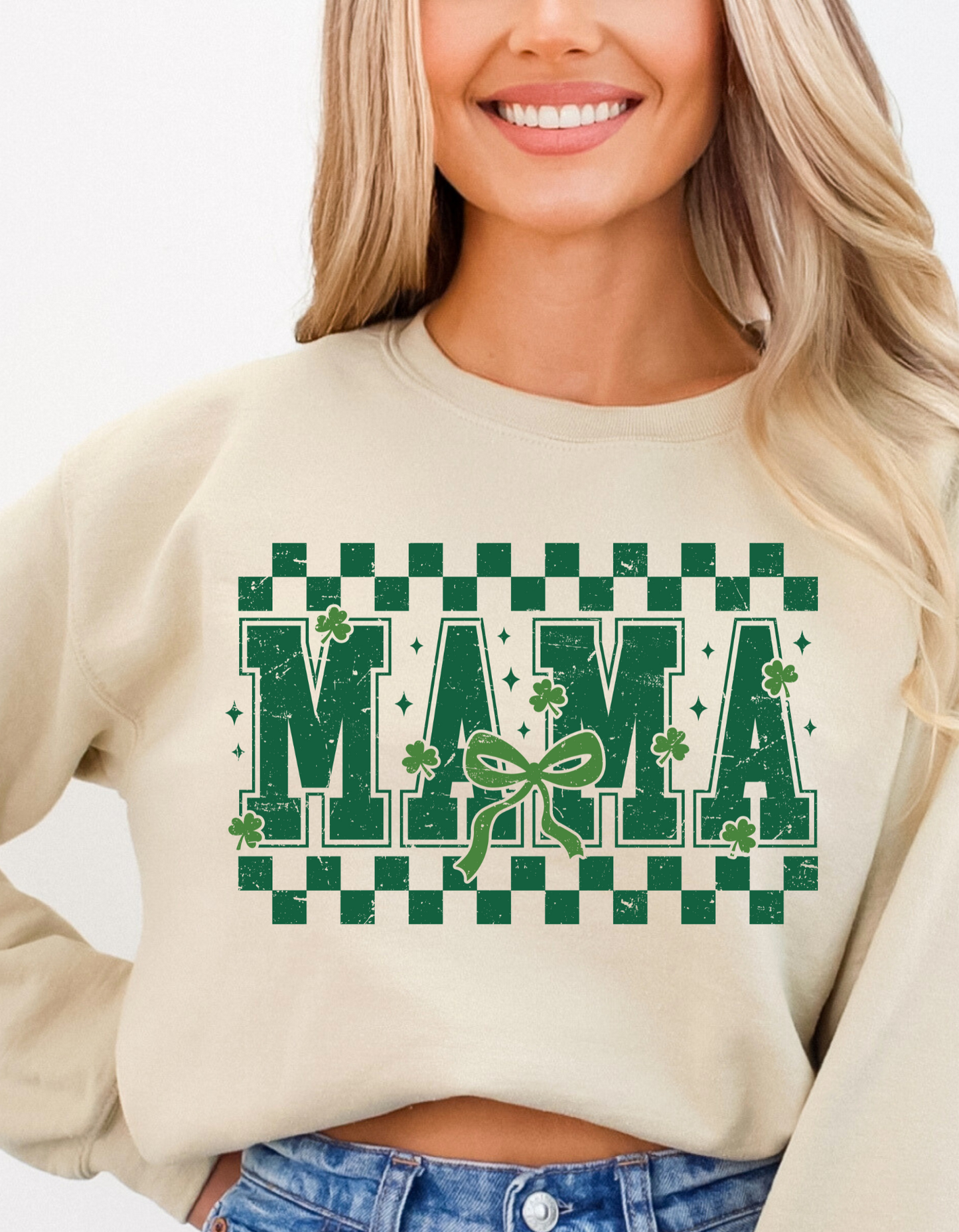 St. Patrick's Day MAMA DTF transfer