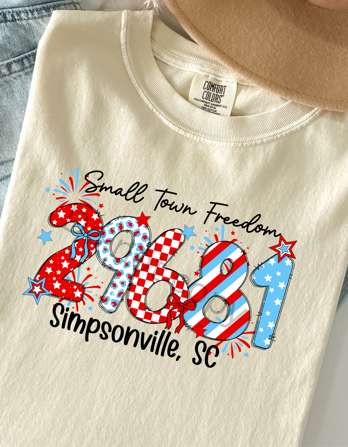 SMALL TOWN FREEDOM CUSTOM PATRIOTIC DTF and Sublimation Transfer