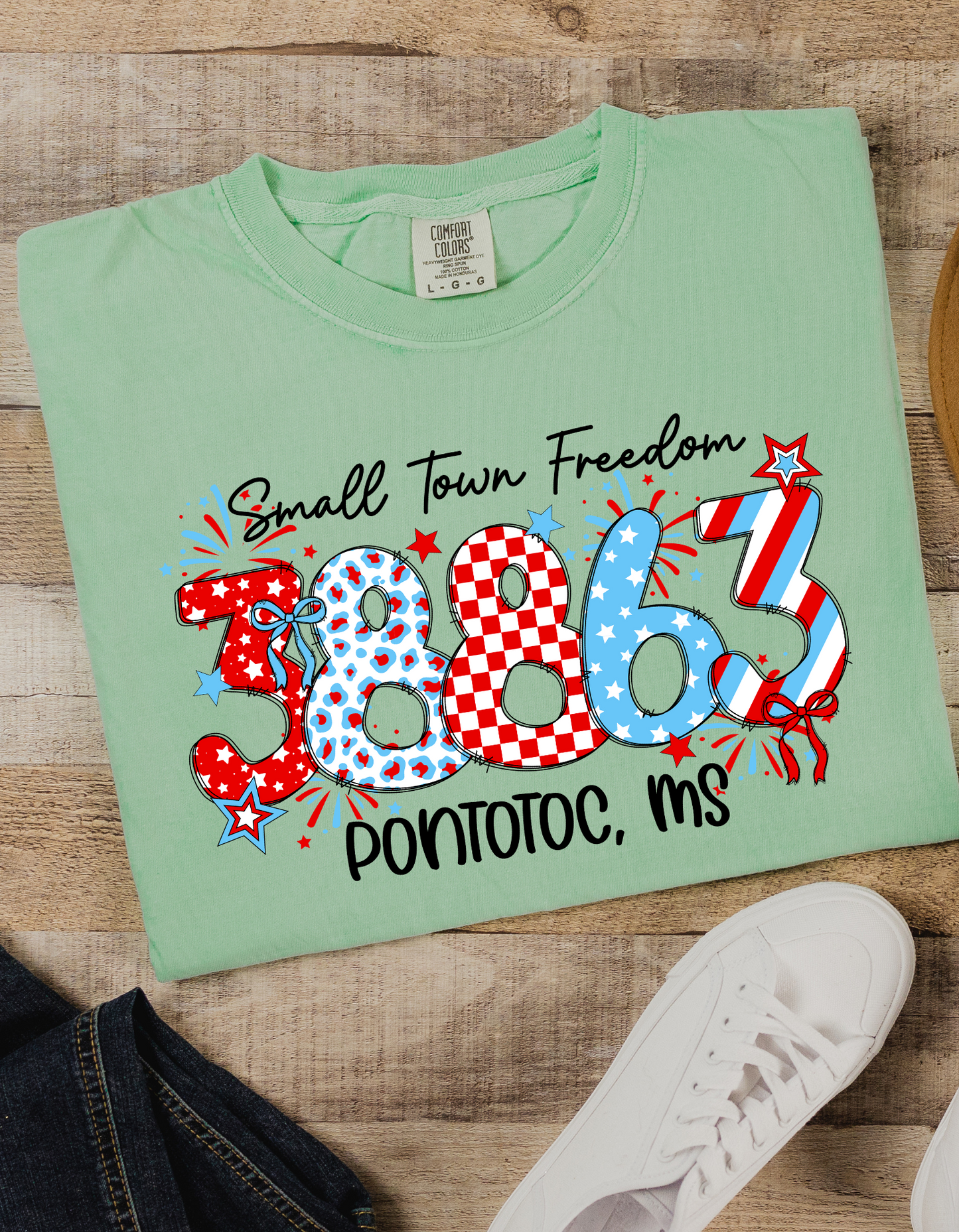 SMALL TOWN FREEDOM CUSTOM PATRIOTIC DTF and Sublimation Transfer