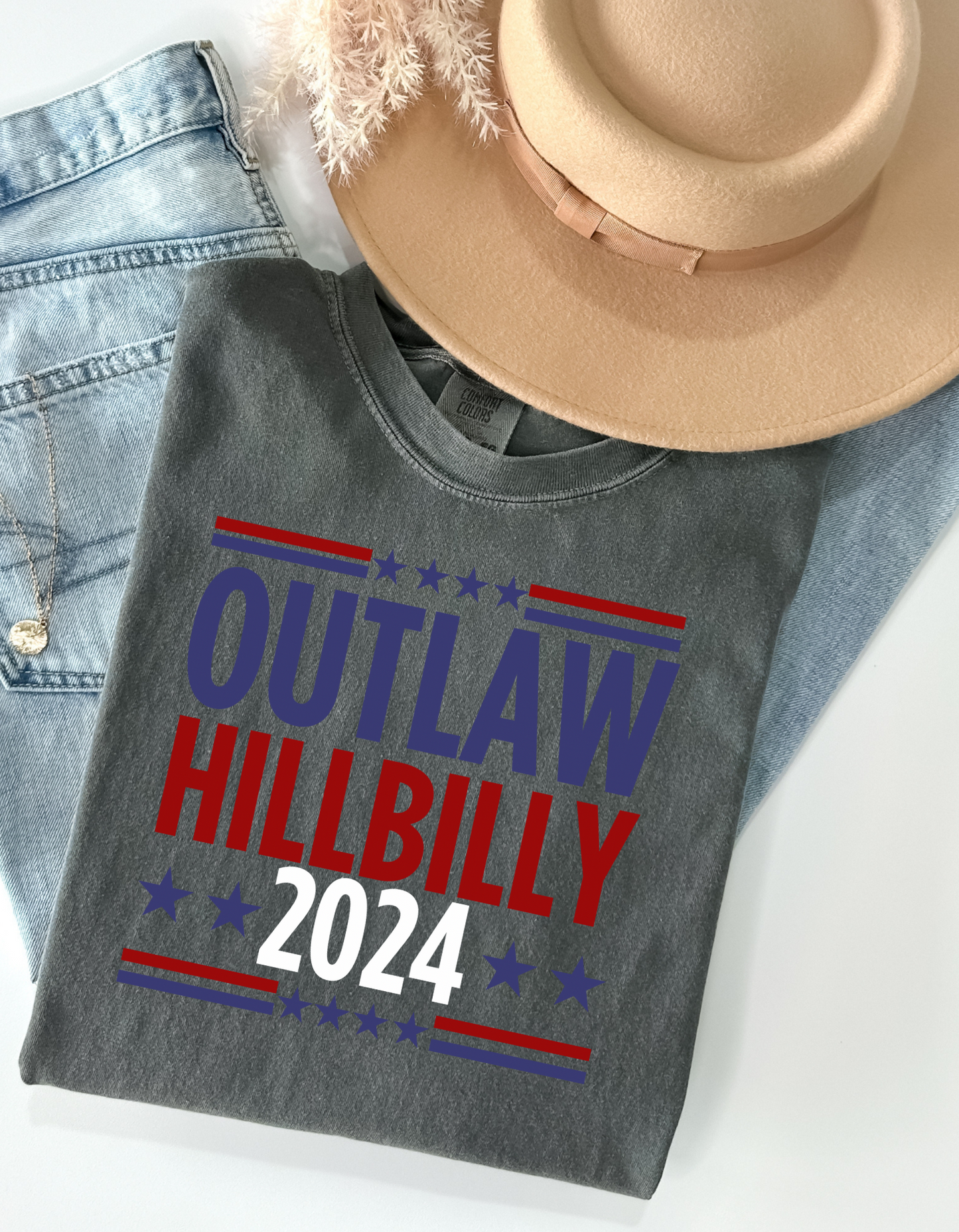 OUTLAW HILLBILLY TRUMP 2024 DTF TRANSFER
