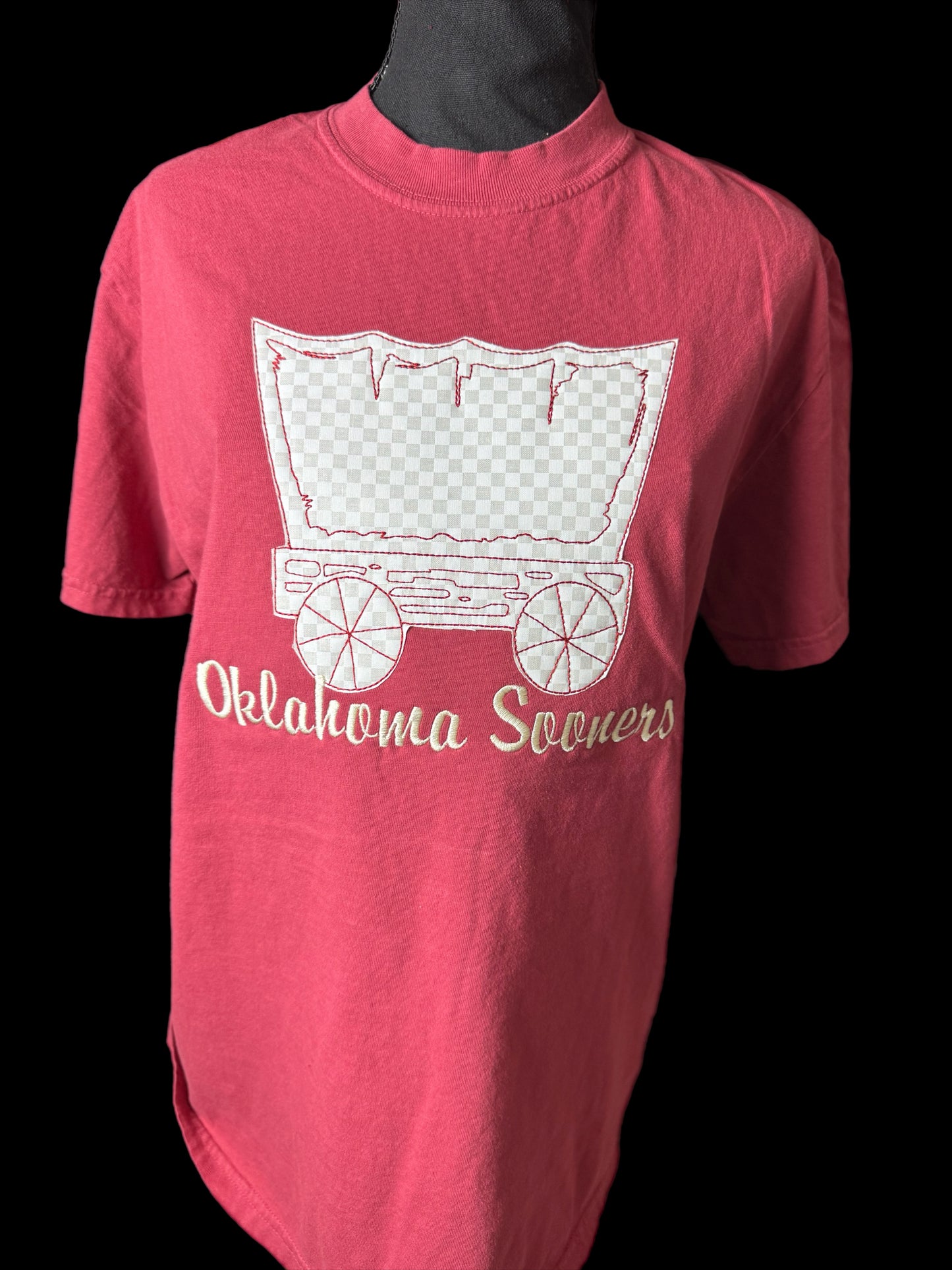 Oklahoma Appliqué Embroidered Comfort Color T-Shirt
