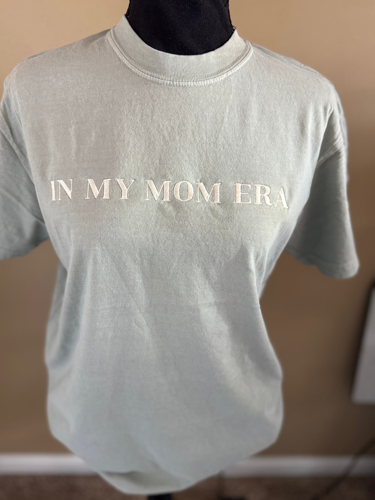 In my mom era comfort colors Embroidered Sweatshirt