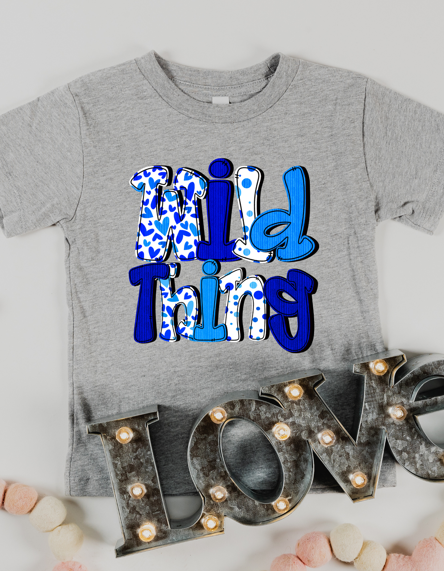 Wild Thing Blue DTF transfer