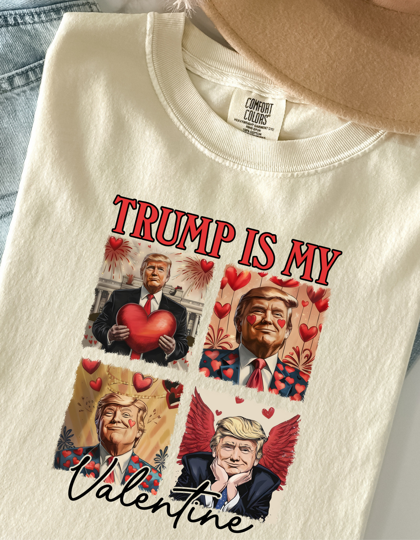 Valentine Trump DTF transfer