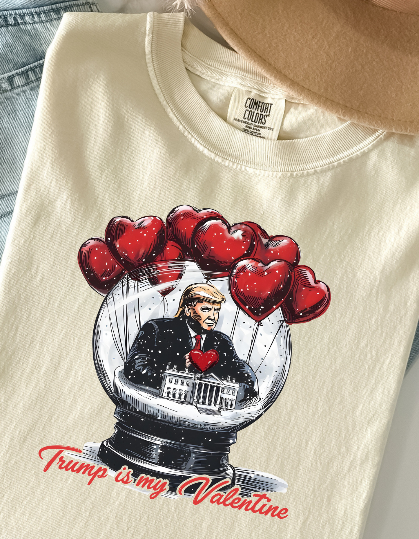 Valentine Trump DTF transfer