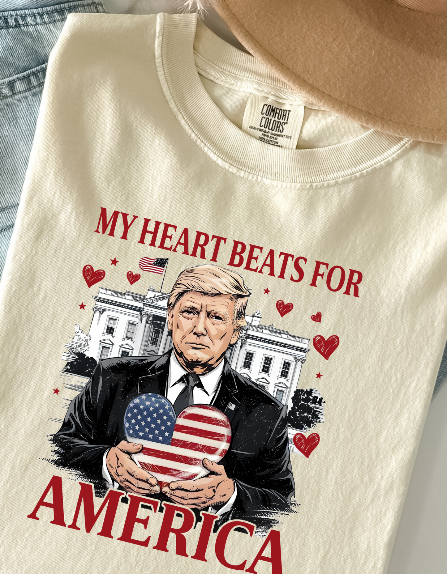 Valentine Trump DTF transfer