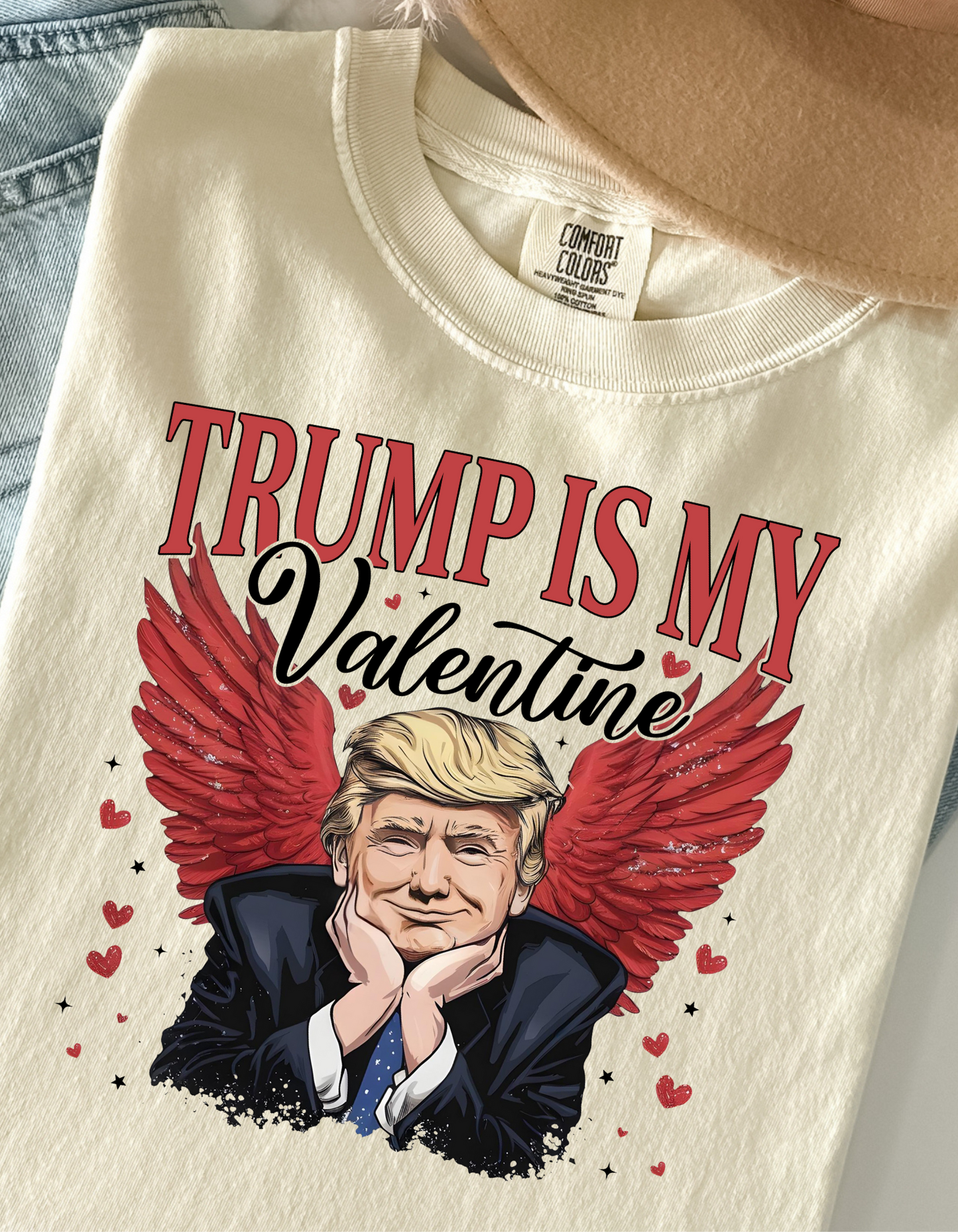 Valentine Trump DTF transfer