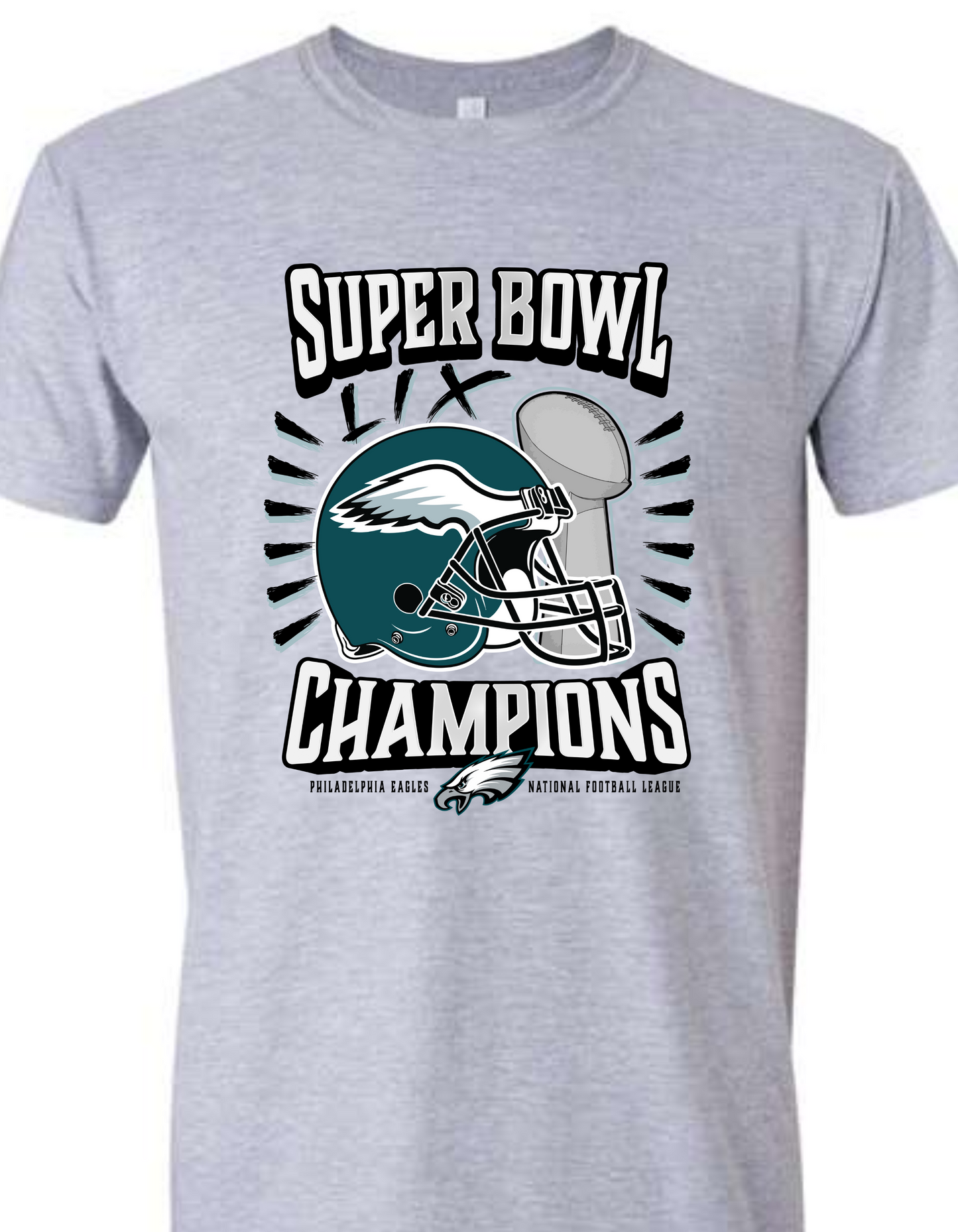 Eagles 2025 Champions DTF and Sublimation Transfer