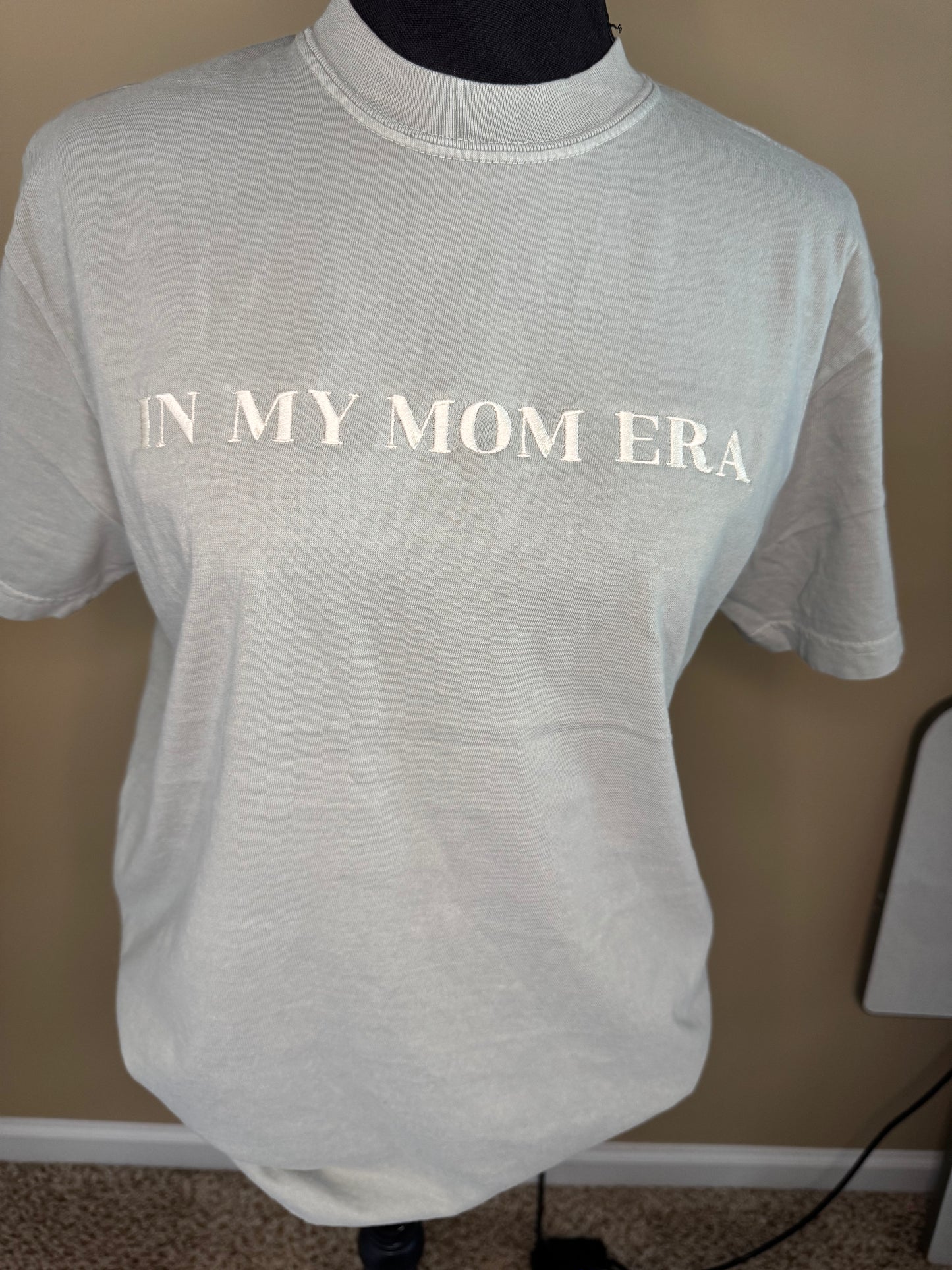 In my mom era comfort colors Embroidered Sweatshirt
