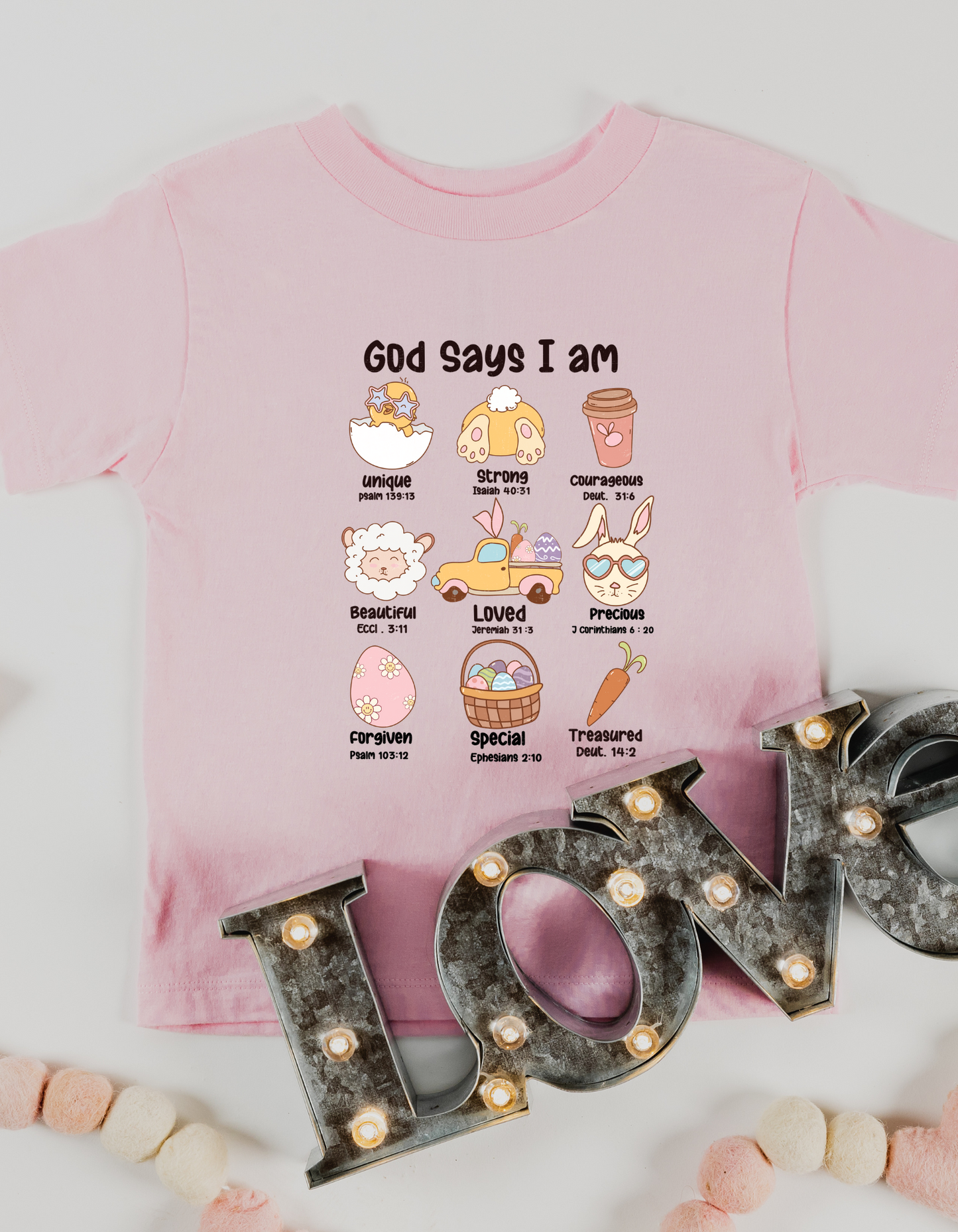 God says I am Easter DTF and Sublimation transfer