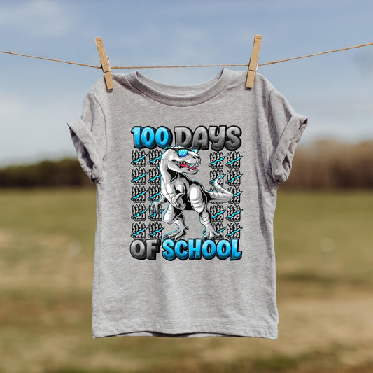 100 Days of School Dino DTF and Sublimation Transfer