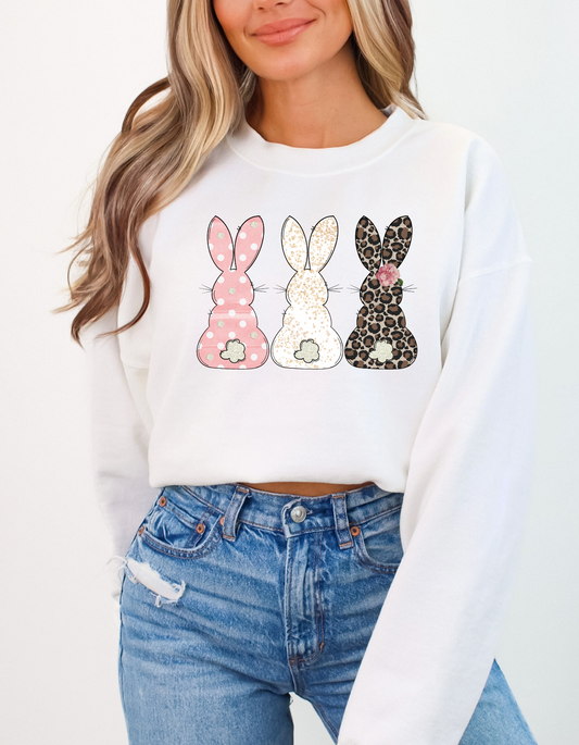 Leopard Bunnies Easter DTF and Sublimation Transfer