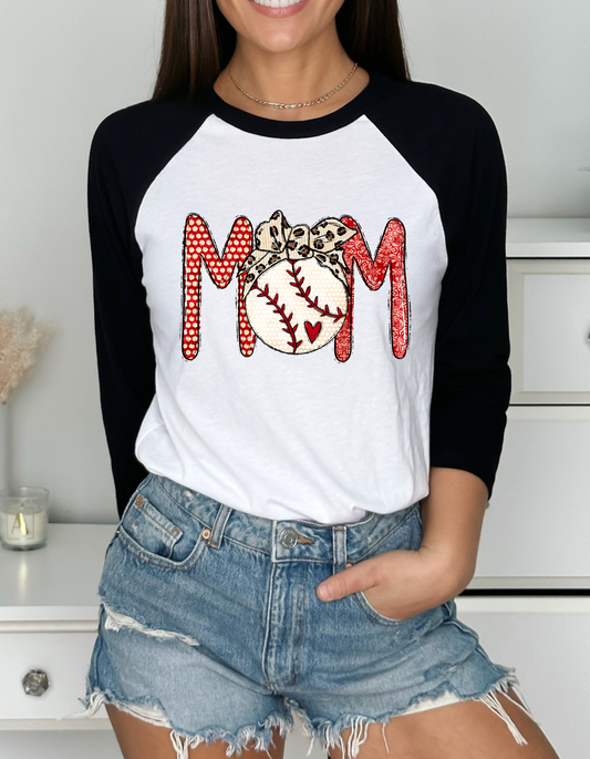 Baseball Mom  DTF and Sublimation Transfer