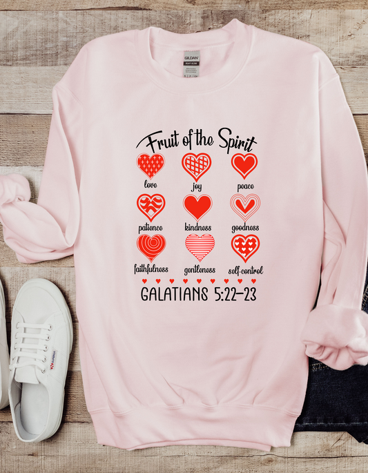 Fruit of the Spirit Valentine DTF and Sublimation Transfer