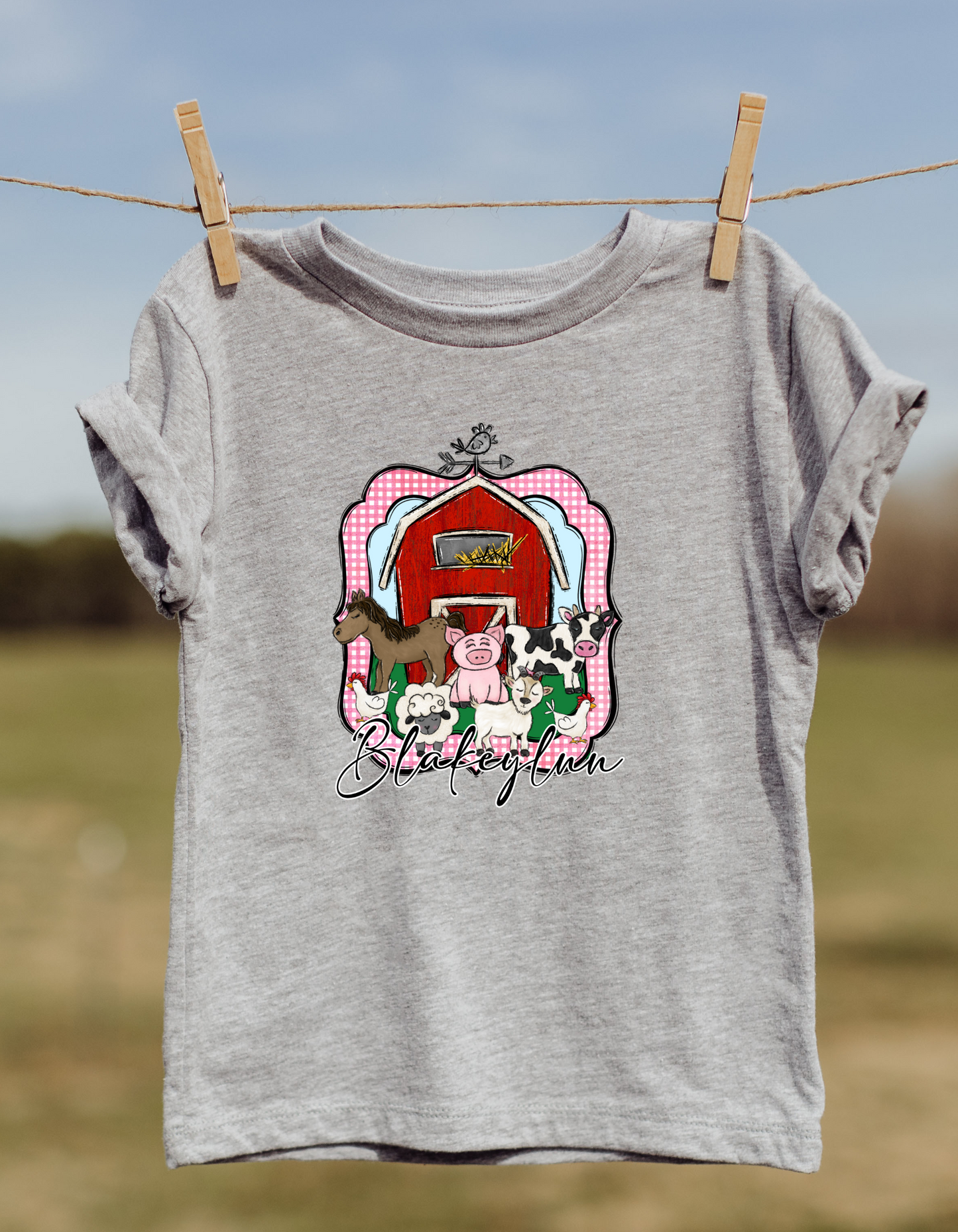 Custom Farm Girl DTF and Sublimation Transfer