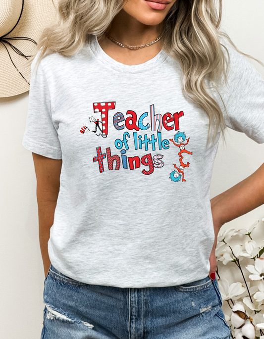 Read across America Teacher of little things DTF and Sublimation Transfer