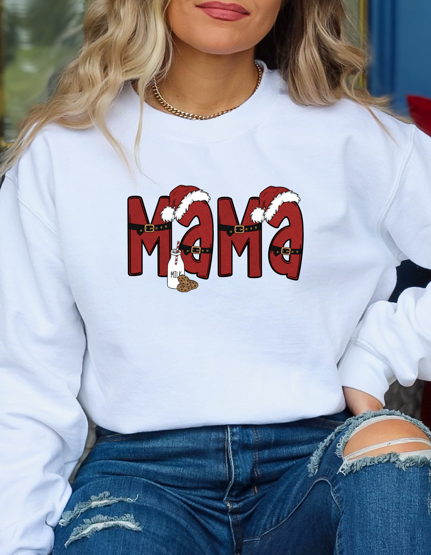 Custom Christmas Names Santa Milk and Cookies DTF and Sublimation Transfer