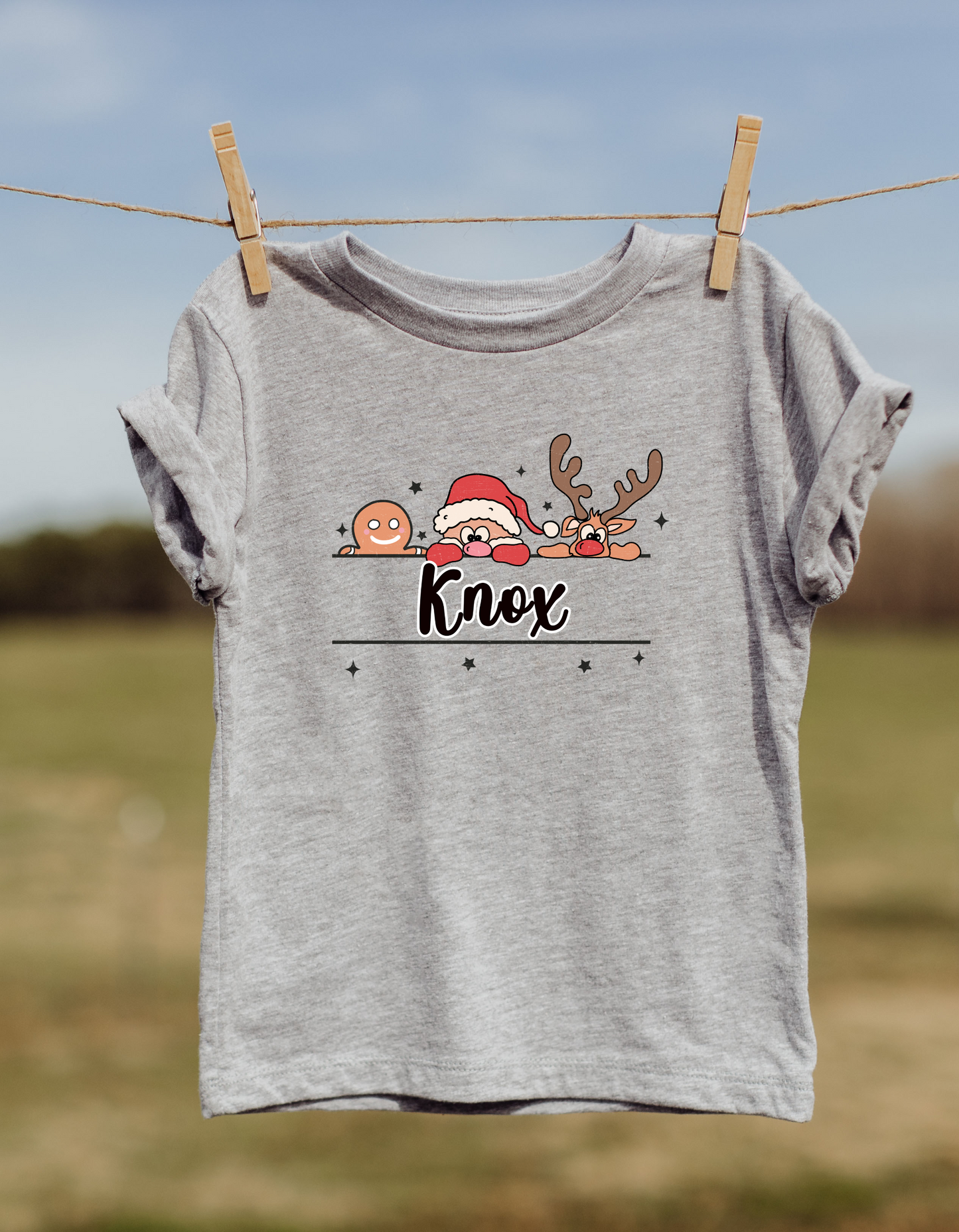 Christmas Custom Santa Reindeer Ginger Bread Cookie DTF and Sublimation Transfer