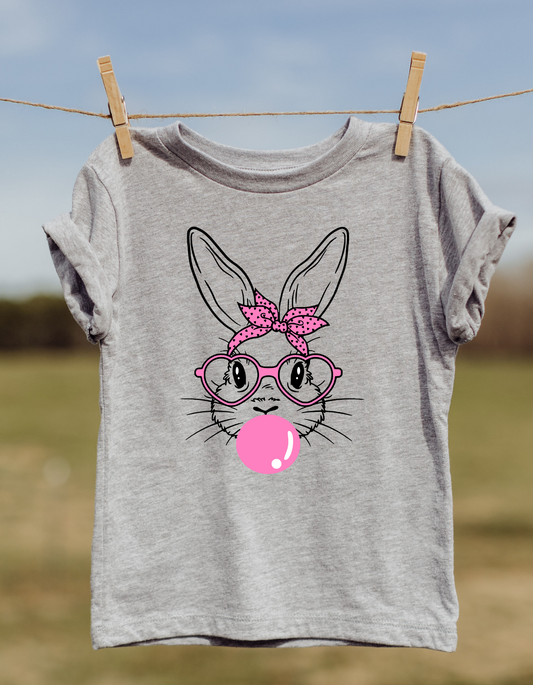 Easter Bunny Bubble Gum DTF and Sublimation Transfer