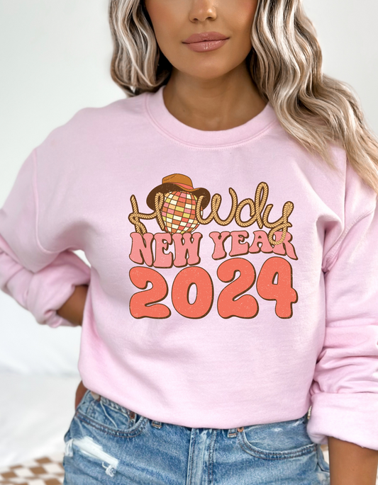 New Year Howdy New year 2024 DTF and Sublimation Transfer