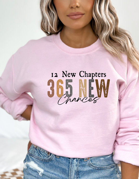 New Year 12 New Chapters 365 New Chances DTF and Sublimation Transfer