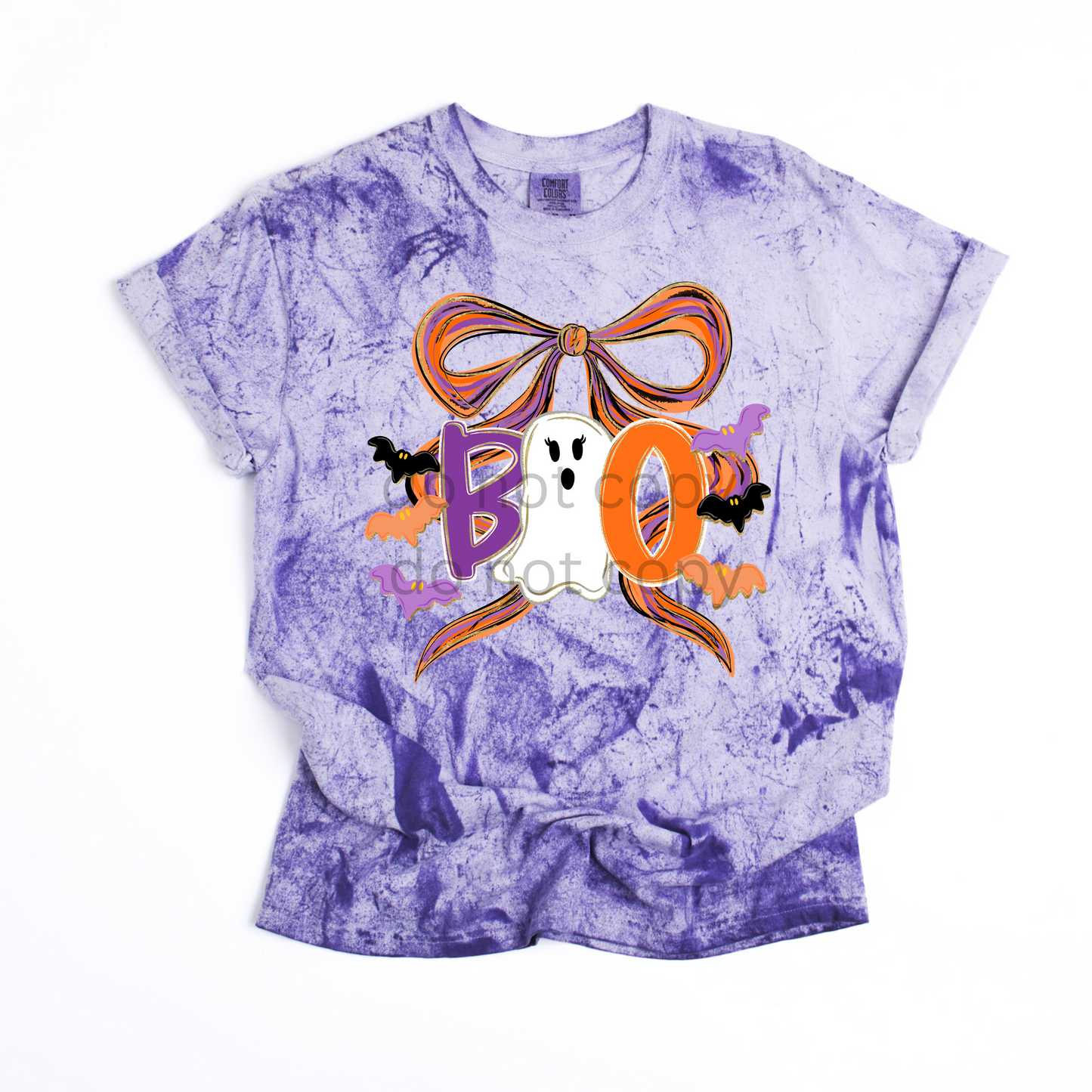 Boo Halloween Coquette bow DTF Transfer