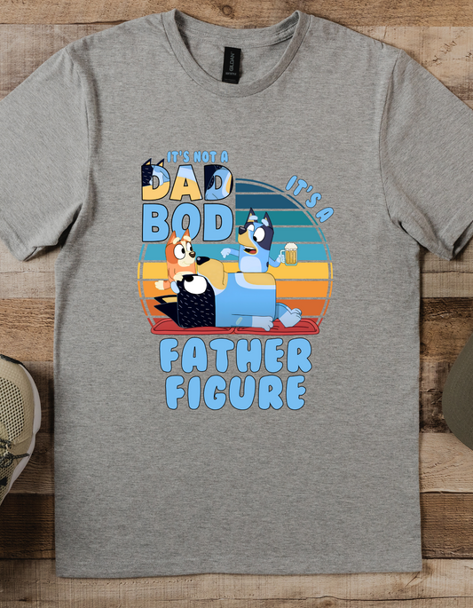 Fathers Day Dad Bod Bluey DTF or Sublimation Transfer