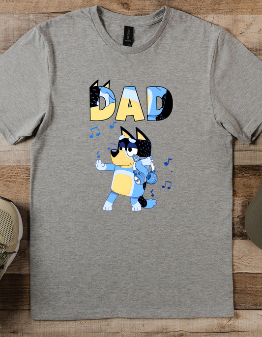 Fathers Day Dad Bluey DTF or Sublimation Transfer