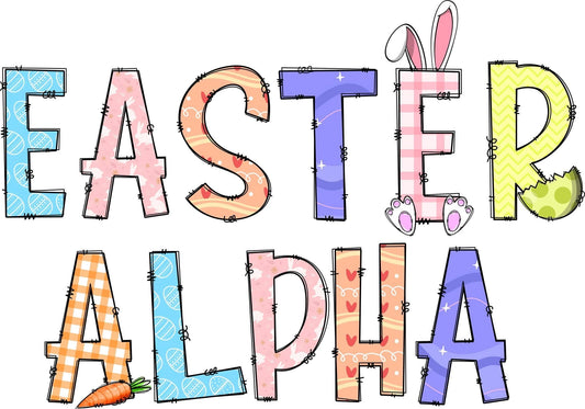CUSTOM Easter Names- DTF and Sublimation Transfer