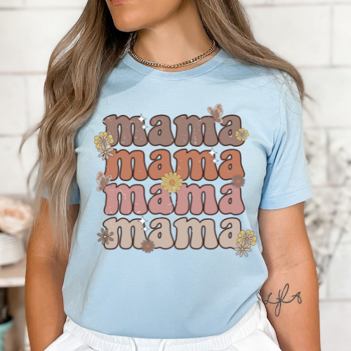 MAMA MOTHERS DAY DTF OR SUBLIMATION TRANSFER