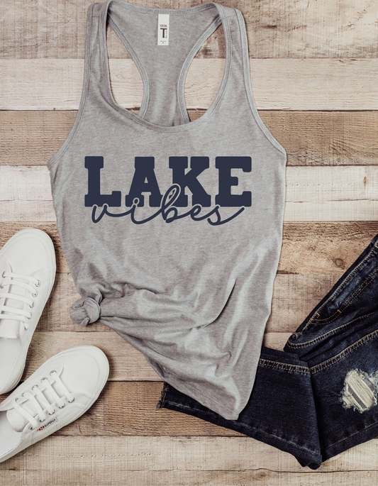 Lake Vibes Summer Navy DTF and Sublimation Transfer