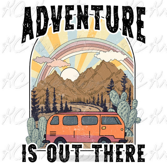 Adventure is out there  DTF and sublimation transfer