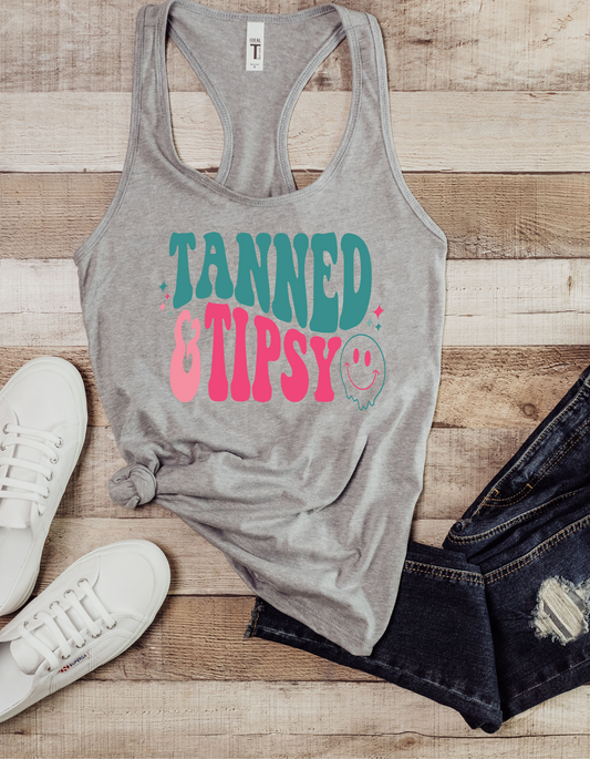 Tanned and Tipsy summer DTF and Sublimation Transfer