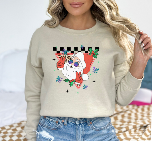 Christmas Retro santa 18 DTF and Sublimation Transfer