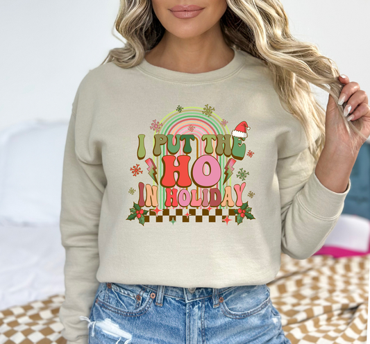 Christmas I put the ho in Holiday 26 DTF and Sublimation Transfer