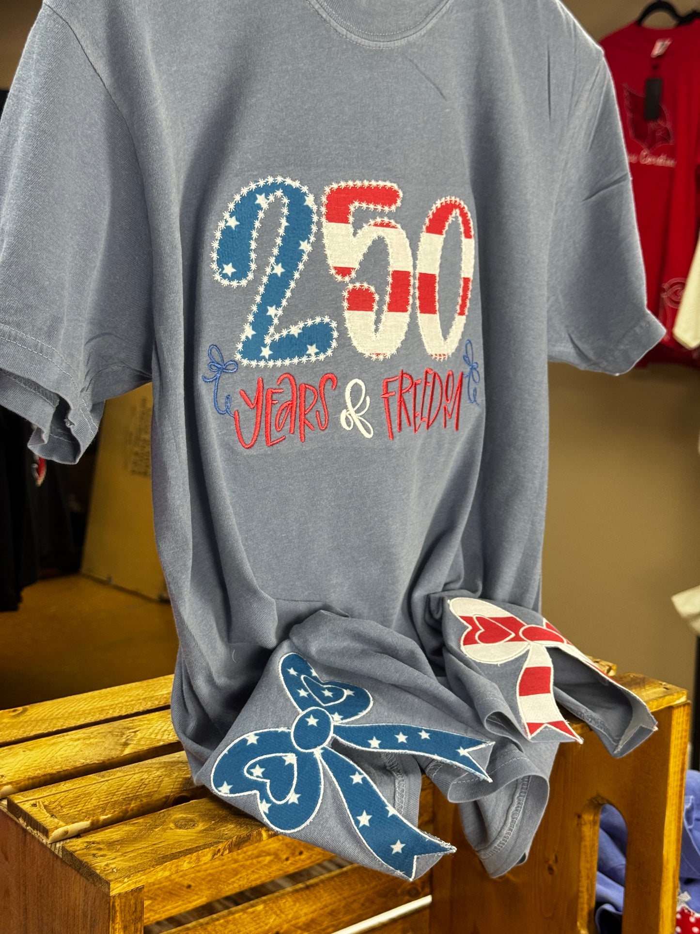 250 Year of Freedom 4th of July Patriotic Sweatshirt or T-shirt