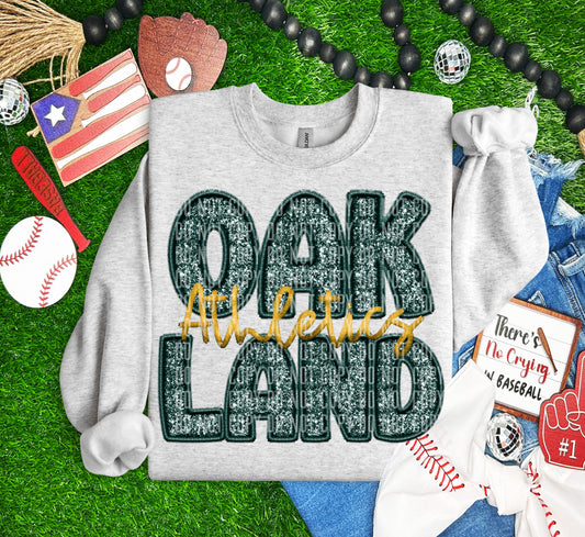 2 ATHLETICS M L B FAUX GLITTER DTF and Sublimation Transfer