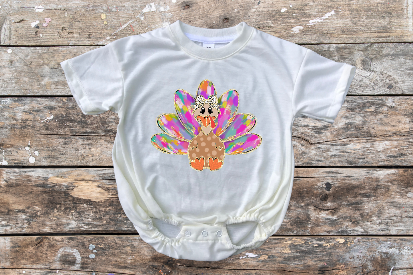 Thanksgiving Bubble Romper