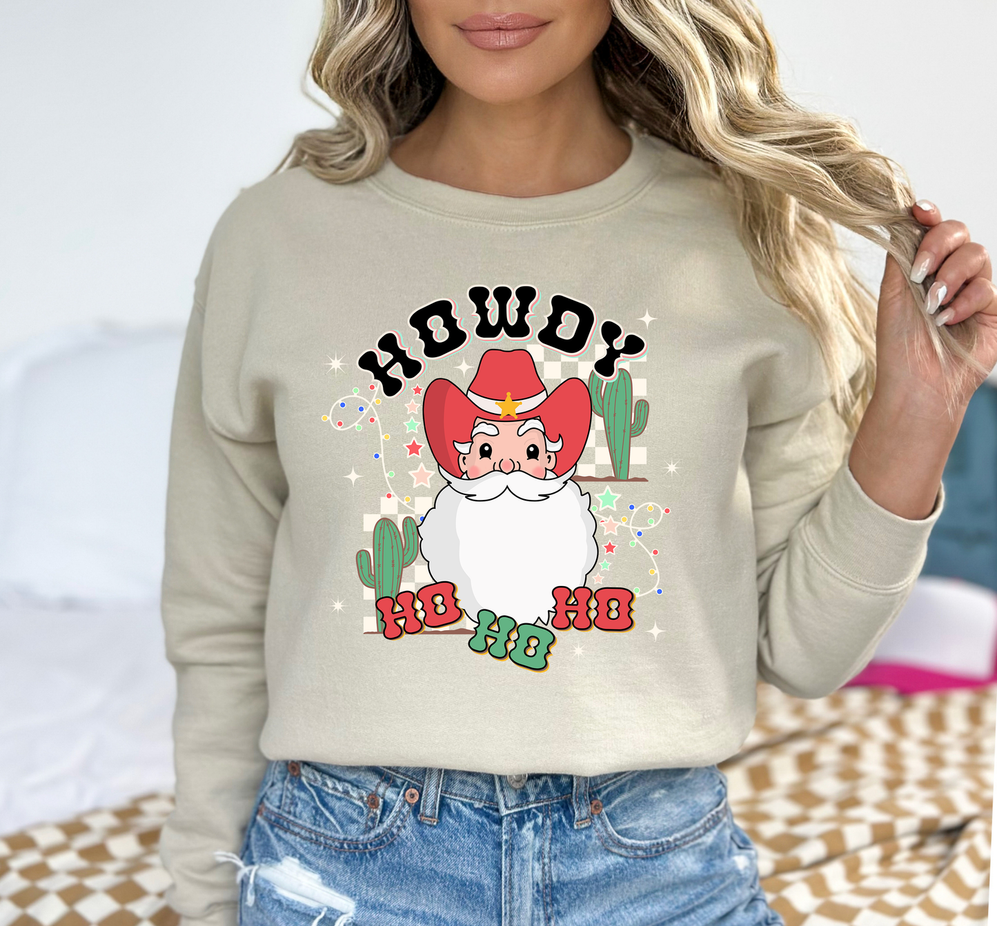 Christmas Howdy HO HO HO 32 DTF and Sublimation Transfer