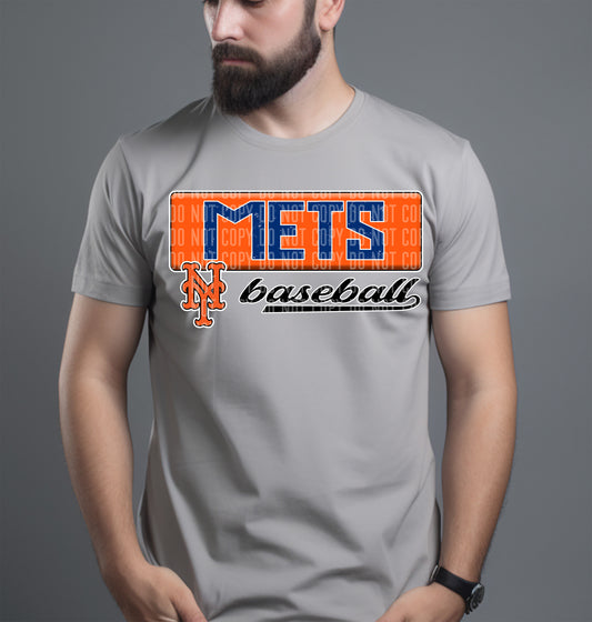 Mets M L B DTF and Sublimation Transfer