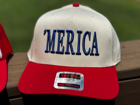 ‘MERICA PUFF Embroidered Trucker Hat RETAIL