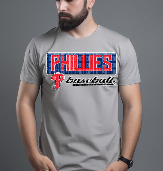 Phillies M L B DTF and Sublimation Transfer