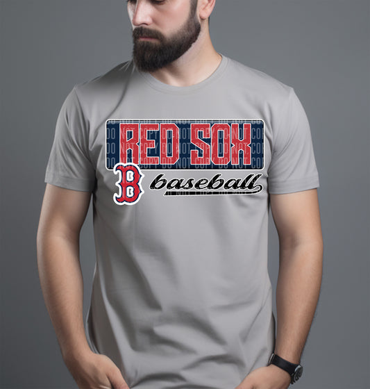 Red Socks M L B DTF and Sublimation Transfer