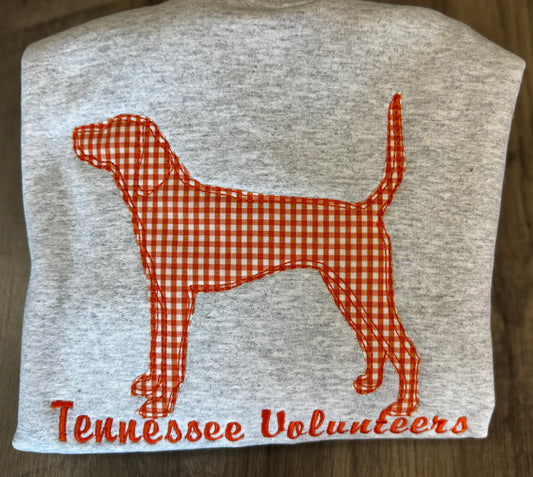 Tennessee Volunteers ASH Applique Embroidered Sweatshirt