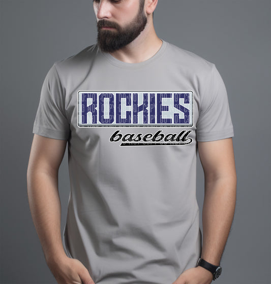 Rockies M L B DTF and Sublimation Transfer